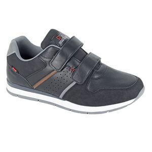 R21 Mens Synthetic Nubuck Sneakers / Black